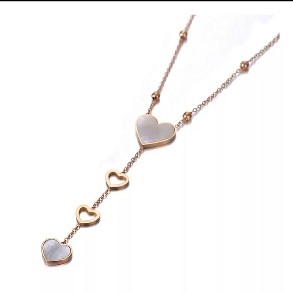 Titanium Heart Pendant Necklace - Picture 3 of 4